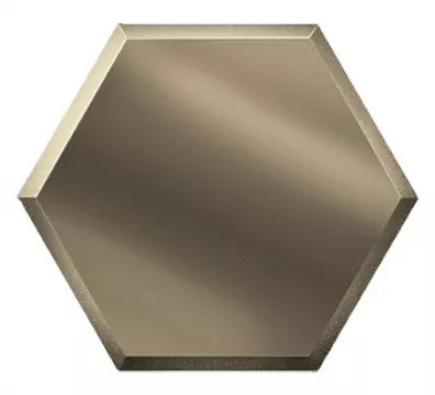 Плитка Дст 25x22 декор бронзовая СОТА СОЗБ2 Зеркальная Плитка лаппатированная лаппатированная