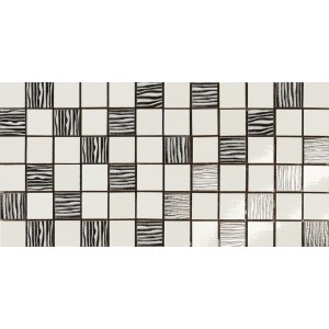 Мозаика 40x20 301299 Mos. Platino Bianco Alterego глянцевая Dado Ceramica