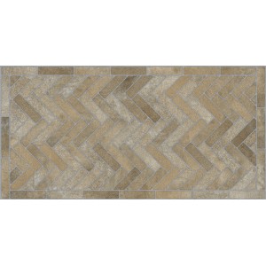 Керамогранит 120x60 Плитка Ocre R11 Road противоскользящая кирпич 9мм Jano Tiles
