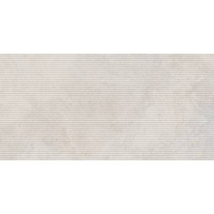 Керамогранит 120x60 Rl26 Stripe White 3D Etherea матовая Refin Ceramiche
