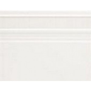Плитка 30x23 Цоколь Mrv161 Alzata Bianco Elite глянцевая дизайн 11мм Valentino