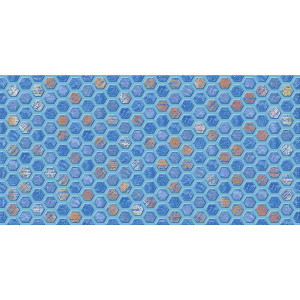 Axima Керамическая плитка Вставка Анкона синяя D1