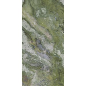 Керамогранит 120x60 Marmi Classici BRILLIANT GREEN Luc глянцевая, полированная 8мм Ariostea