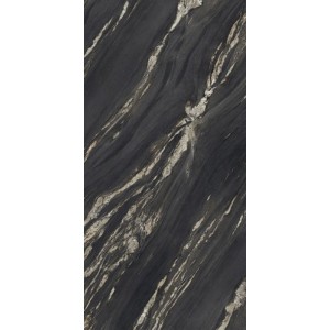 Керамогранит 300x150 Ultra Marmi TROPICAL BLACK Lucidato Shiny LS 6мм Ariostea