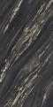 Керамогранит 150x75 Ultra Marmi TROPICAL BLACK Lucidato Shiny LS глянцевая, полированная 6мм Ariostea