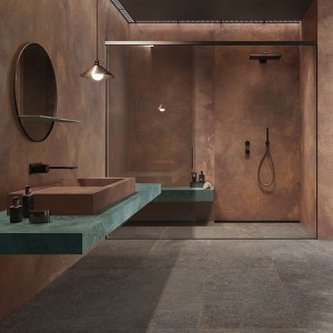 Керамогранит 278x120 Copper Rt Alchemy матовая коричневый камень Caesar