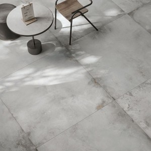 Керамогранит 80x80 Argent Rt Alchemy матовая серый бетон Caesar