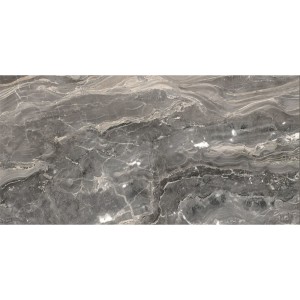 Керамогранит 278x120 Keen Grey Luc Anima Futura глянцевая, полированная серый мрамор Caesar