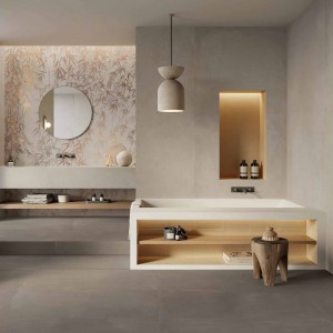 Керамогранит 120x60 Concrete Soft Prima матовая серый бетон 9мм Caesar