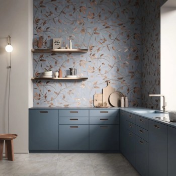 Керамогранит 120x60 Leaf Deco Solutions матовая бронза под обои 6мм Caesar