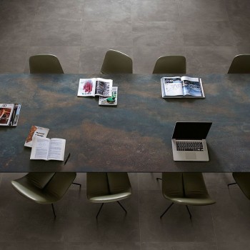 Керамогранит 278x120 Reef Rt Relate матовая коричневый камень Caesar