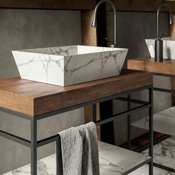 Керамогранит 278x120 Luxury Arabesque Luc Rt Anima Ever полированная серый мрамор Caesar