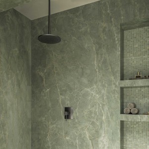 Керамогранит 120x120 Sage Green Luc Rt Anima Ever полированная серый мрамор Caesar
