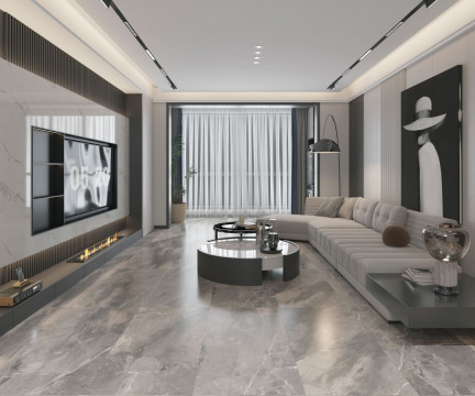 Плитка Basconi Home керамогранит 120x60 Cinerite BHW-0008 камень мягкая полировка, структурный серый