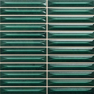 Плитка Ceramica Vilar Albaro настенная базовая Nairobi Arrow Green 20x20 глянцевая