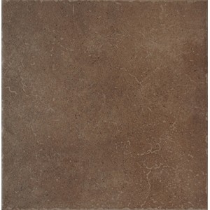 Клинкерная плитка напольная Interbau 31x31 Alpen 045 Engadin R11/B противоскользящая коричневый темный 8мм