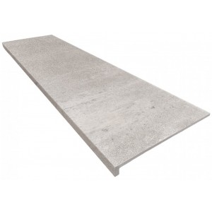 Монолитная ступень Kerastep 120x33 Urban 368 Light Кантиковая R12/С противоскользящая светло-бежевый 12мм