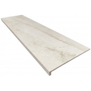 Монолитная ступень Kerastep 120x33 Marble 406 Siena Кантиковая R12/С противоскользящая бежевый 12мм