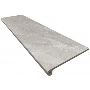 Монолитная ступень Kerastep 120x33 Marble 431 Arian Флорентийская R9 противоскользящая серый светлый 13мм