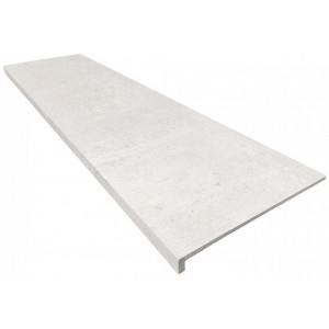 Монолитная ступень Kerastep 120x33 Urban 341 Ivory Кантиковая R9 противоскользящая слоновая кость 12мм