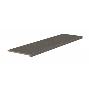 Монолитная ступень Exagres 120x33 Essenza 591 Grafito Кантиковая R9 противоскользящая графитовый 12мм