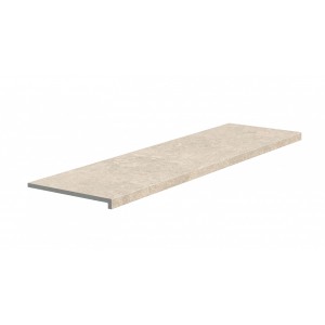 Монолитная ступень Exagres 120x33 Bedford Sand Кантиковая R9 противоскользящая бежевый 12мм