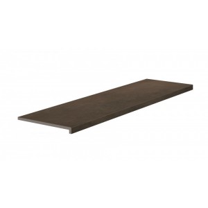 Монолитная ступень Exagres 120x33 Cosmos 621 Copper Кантиковая R9 противоскользящая коричневый темный 12мм
