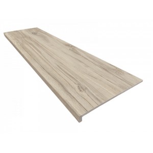 Монолитная ступень Exagres 120x33 Lizana Haya Кантиковая R12/C матовая карпатская ель 12мм