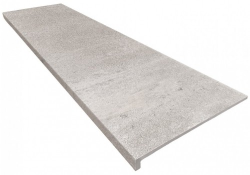Монолитная ступень Kerastep 120x33 Urban 361 Light Кантиковая R9 противоскользящая светло-бежевый 12мм