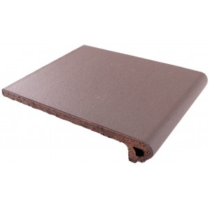 Ступень фронтальная Canada Gres 33x24 Natura 017 Brown R11 противоскользящая коричневый темный 18мм