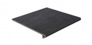 Ступень фронтальная Exagres 33x33 Mediterraneo 334 Grafito R11 противоскользящая серый темный 12мм