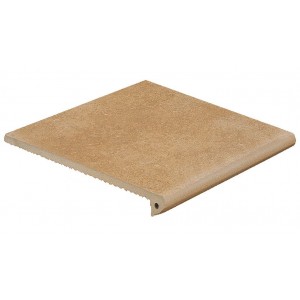 Ступень фронтальная Exagres 33x33 Vega 313 Ocre R9 противоскользящая бежевый 12мм