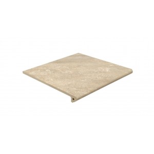 Ступень фронтальная Exagres 33x33 Petra 344 Ocre R11 противоскользящая бежевый 12мм