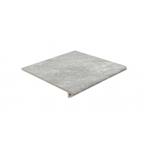 Ступень фронтальная Exagres 33x33 Petra 358 Gris R11 противоскользящая серый светлый 12мм
