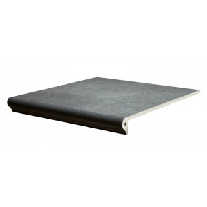 Ступень фронтальная Interbau 32x31 Alpen 058 Антрацит R11/B противоскользящая серый темный