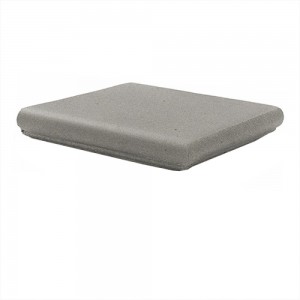 Ступень угловая Canada Gres 33x33 Natura 013 Grey R11 противоскользящая серый темный 18мм