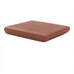 Ступень угловая Canada Gres 33x33 Natura 018 Red R11 противоскользящая красный 18мм