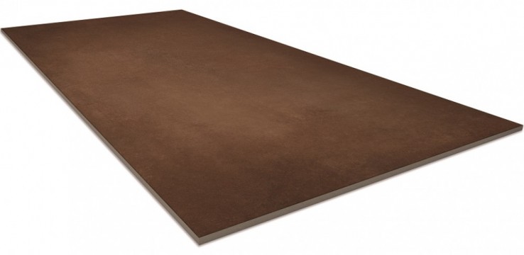 Керамогранитная плитка напольная Exagres 120x60 Cosmos 631 Corten R10 противоскользящая коричневый 9мм