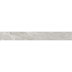 Керамогранитная плитка напольная Kerastep 120x15 Marble 431 Arian R9 противоскользящая серый светлый 10мм