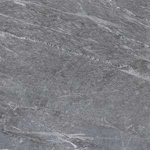 Керамогранитная плитка напольная Kerastep 60x60 Marble 441 Ceniza R9 противоскользящая серый темный 9мм