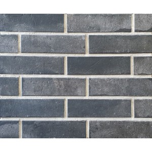 Клинкерная плитка под кирпич Dekeramik 24x7 Brick Loft Int 576 Anthrazit Nf гладкая темно-серый 10мм