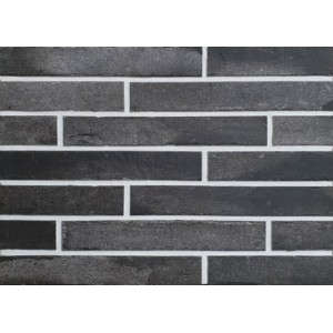Клинкерная плитка под кирпич Dekeramik 36x5 Brick Loft Int 576 Anthrazit структурированная темно-серый 10мм