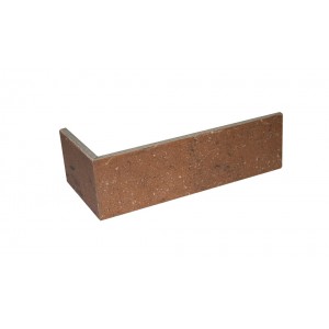 Угловой элемент Dekeramik 30x30 Brick Loft Int 573 Ziegel 240/ Nf структурированная красно-коричневый 10мм