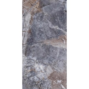 Керамогранит 120x60 Globus Ceramica Kitaj Mars 105 полированная мрамор серый