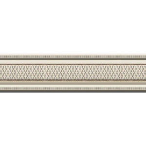 Плитка Heralgi бордюр 30x8 Cenefa Classic Crema Garden глянцевая