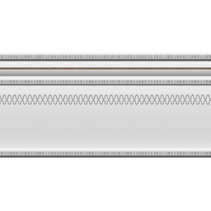 Плитка Heralgi плинтус 30x15 Zocalo Classic Blanco Garden глянцевая