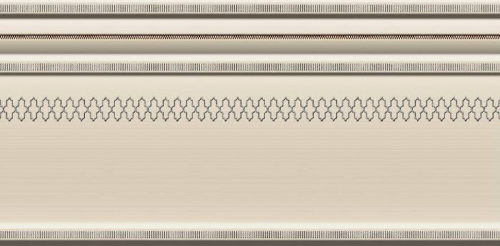 Плитка Heralgi плинтус 30x15 Zocalo Classic Crema Garden глянцевая