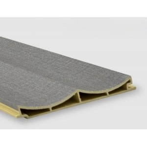 Стеновая панель Bonaparte 280x14 Образец_Master textile grey серый