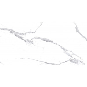 Плитка Ceradim 120x60 белый Calacatta Splendid Silver полированная глазурованная