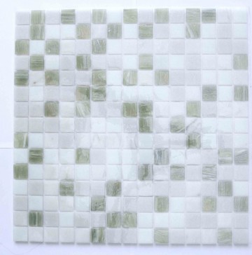 Мозаика 316x316 Ice Palace Сетка Aquatica белый  Trend